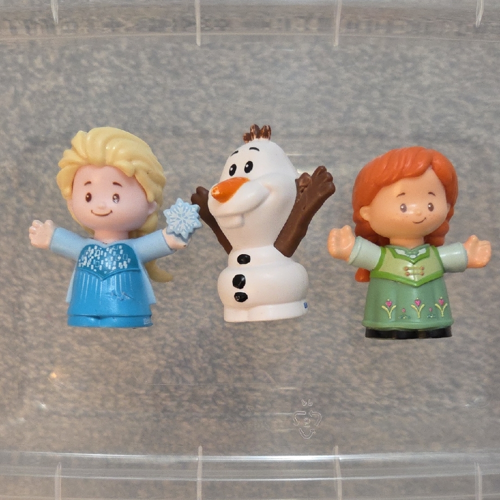 Frozen Character Little People Toy Set - Blue, White, Green
